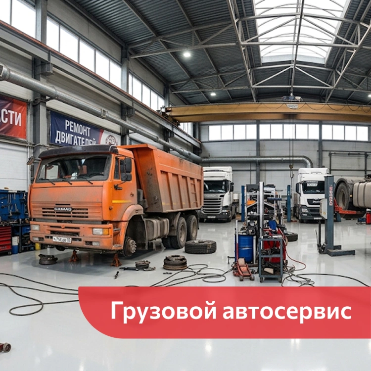 Грузовой автосервис в Сервисном центре АТП КМК - автосервис, шиномонтаж, автомойка  в г. Киров